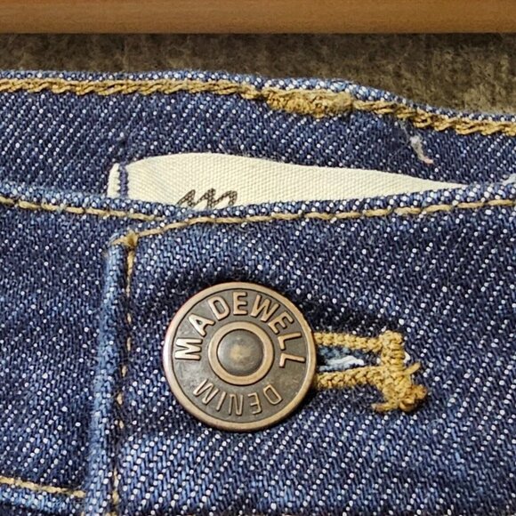 Madewell Skinny Jeans Womens Size 29 Cotton Blend Blue Denim Mid Rise Stretch - Picture 4 of 16